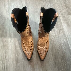 Brown Western Style Laredo Leather Boots